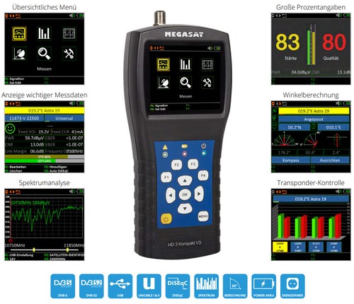 Megasat sat finder misuratore - megasat,