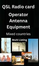 QSL Amateur Radio card – Operator Antenna Equipment – Select from list – AN (a)