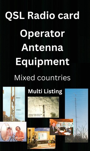 Qsl amateur radio card - radio,