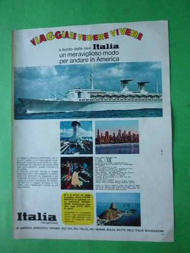 Italian line navigazione nave - italian,