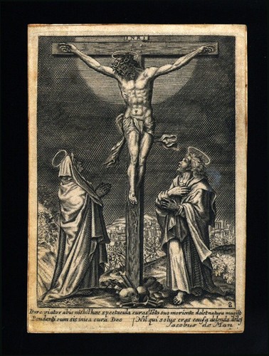 Santino pergamena 1600 - santino,