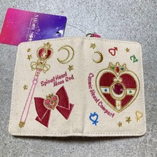 USJ Sailor Moon Spilla Pass Astuccio Cuore Ricamato Beige Rosa