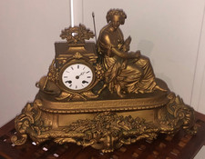 RARE PENDULE DE CHEMINEE EN