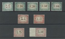 SAN MARINO 1897 TASSE 9V. 2 **