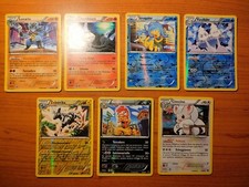 Lotto 7 carte Pokémon Set
