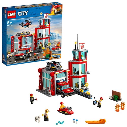 Lego city caserma dei pompieri - caserma,