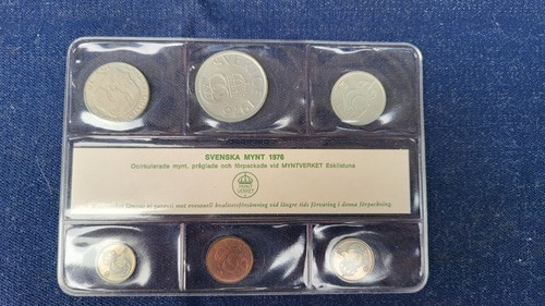 Set completo monete svedesi - set,