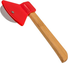 Roulette Pizza 71/3237 Ascia 18 Cm Bambù E Inox