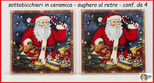 Sottobicchieri ceramica di - 4,