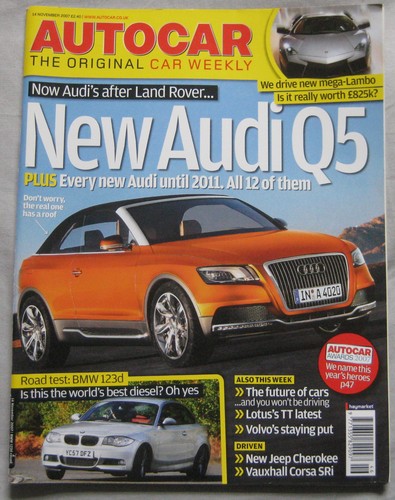 Autocar magazine november - autocar, 14