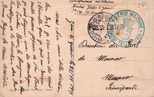 TRIESTE LA NUOVA STAZIONE - POSTA MILITARE 34 DIV - ZONA DI GUERRA PER MONACO