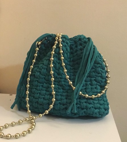 Borsa pouch uncinetto - , a