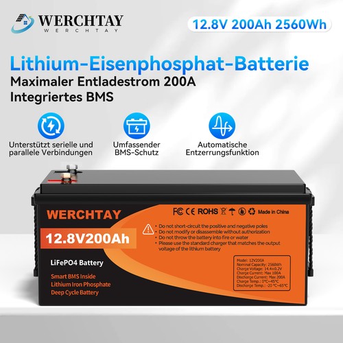 Batteria litio 12v - batteria, 200ah