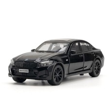 Veicolo pressofuso 1:32 per BMW 320i modellino auto giocattolo bambini luce sonora giocattolo regalo