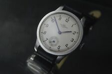 TAVANNES CALATRAVA STAINLESS STEEL COIN EDGE CASE WATCH UHR 32,5MM DECO STYLE