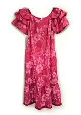 Abito hawaiano con volant