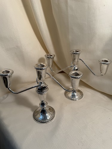 Candelabri vintage argento