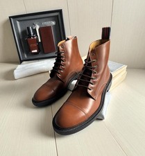 PAUL SMITH 🦓 Stivali uomo Gorman pelle marrone 🥾UK taglia 8/ EU 42 Made in Italy nuovi