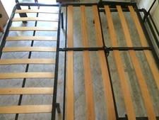 Divano Letto 3 posti Rete in Legno in ferro battuto/misure 3.20m X3m