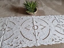 Spettacolare Runner / Corsia Ricamo Intaglio a mano 39x105cm