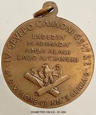 CAMPAGNA D'AFRICA 4a DIVISIONE CC.NN. 3 MEDAGLIA CANNONI GRUPPO GENNAIO IV MVSN