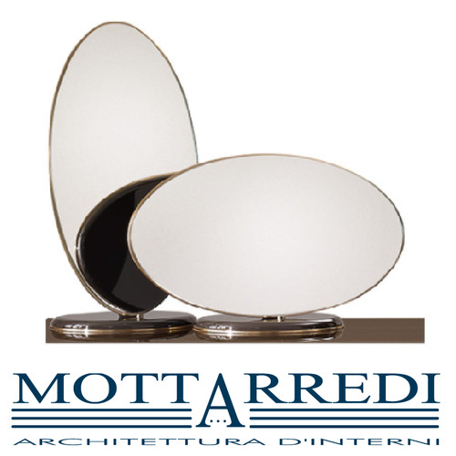 Specchio ovale orizzontale - specchio,