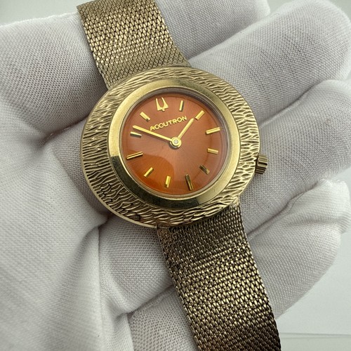 Bulova accutron 10k gold - bulova,