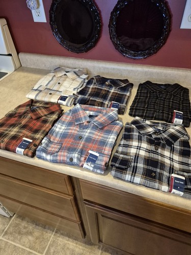 Lotto flanelle george manica - 6,