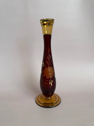 Vaso vetro boemia - vaso,