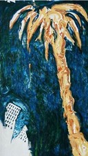 MARIO SCHIFANO    PALMA  SERIGRAFIA    spedizione gratis