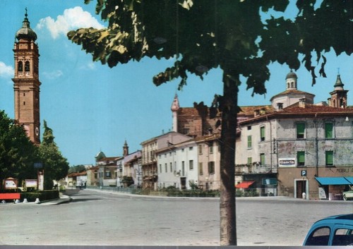 Cartolina carpenedolo piazza - carpenedolo,