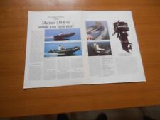 MARINER 430 CVR GOMMONE BARCA PER SUBACQUEI CARATTERISTICHE SCHEDA TECNICA SUB