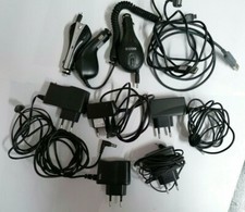 5 Caricabatteria Cellulari Nokia Sagem Samsung 3 caricabatteria auto 2 cavi dati