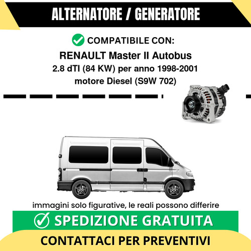 Alternatore renault master - alternatore, ii
