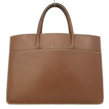 EGA HERMES Borsa a mano bianca autobus GM Epsom in pelle oro*/7BJ0674