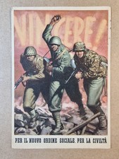 BOCCASILE - PER IL NUOVO ORDINE SOCIALE - CARTOLINA POSTALE MILITARE