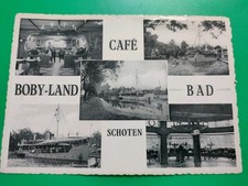 CAFFE' RESTAURANT BOBY- LAND BAD CARTOLINA ZIGRINATA VIAGGIATA COLLEZIONE