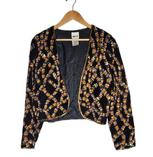 Giacca vintage Leslie Fay sera anni 70/80 glam paillettes