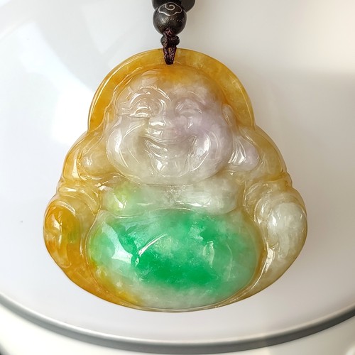 Ciondolo buddha giada giadeite - giada,