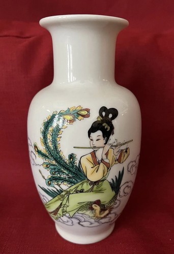 Antico vaso porcellana rosa