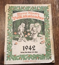 Pfarrer Kunzle's Volkskalender 1942 (Calendario del popolo del pastore Kunzle)