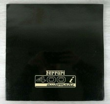 FERRARI 400 I AUTOMATIC - RARE BROCHURE - ORIGINALE