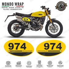 adesivi/sticker Tabelle porta numero compatibili con Caballero Scrambler 500 024