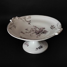 Alzata con tralci d'edera in rilievo - S. Ceramica Richard - XIX sec (cd. 743)