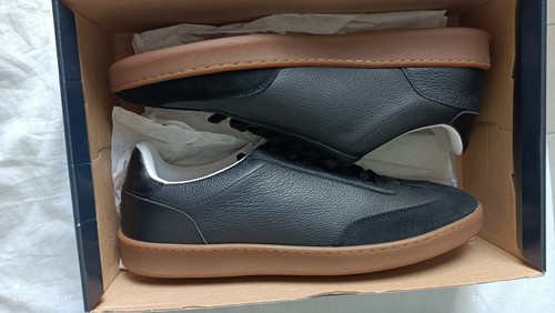 Scarpe sneakers pelle nere - scarpe,