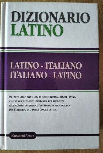 Dizionario italiano latino - dizionario,