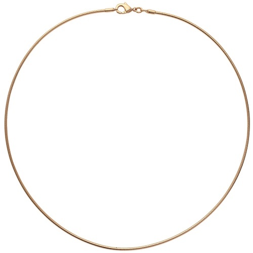 Collana maglia omega - collana, rotonda