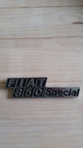 Logo scritta stemma - fiat, 850