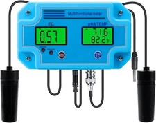 Misuratore PH, Rilevatore d'Acqua Professionale 3 in 1 PH/EC/Temp