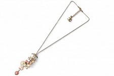 CHANEL Collana Lunga / Ciondolo Cocco / Cc / Perla / Cover Motivo Oro